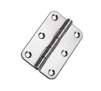 4pcs Charnières papillon pliantes 6 trous 75x50mm