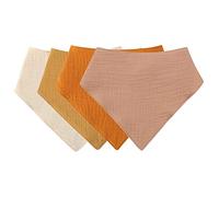 4PCS Chiffons en Mousseline pour Nouveau-nés, Bavoirs en Coton Chiffon Triangle pour Bébé Couleur Unie Chiffon en Mousseline Chiffons en Gaze Douce Bandana Bébé Mousseline Garçons Filles,42cmx29cm