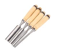 4Pcs Ciseaux à bois Professionnels,jeu de ciseaux tranchants,d'Outils de Ciseaux pour Sculpture de Bois,Ciseaux à Bois à Sculpter