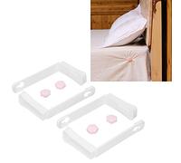 4pcs Clip de Drap de lit Support de Drap de lit antidérapant pour Les Coins Matelas Maison ménage,Support de Drap de lit, Porte-Feuille Porte-Feuilles antidérapants à Clips pour Coins Titulaire