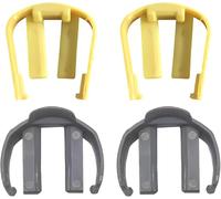 4PCS Clips C de Nettoyage Haute Pression pour Karcher K2 K3 K4 K5 K6 K7, Clip Connecteur Rapide pour Tuyau et Pistolet, Pièces de Rechange Lavage de Voiture Accessoire 2 Gris, 2 Jaunes Pressure Washer