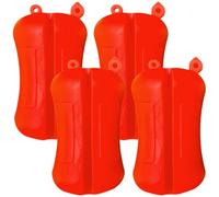 4Pcs Clips de Canne à Pêche Support de Canne à Pêche Multifonctionnel Portable en Silicone Clip Fixation Fixation Rési