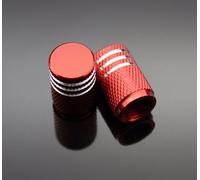 4PCS Color Aluminum Car Tire Valve Cap Wheel Hub Cap Car Accessories Red