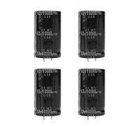 4Pcs Condensateur électrolytique audio 10000uF 63V Composant électronique de l'amplificateur audio 30 * 50mm pour isoler le couplage CC Bypassing Filtrage, etc.