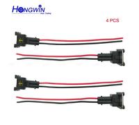 4pcs Connecteur De Fiches D'injecteur De Carburant Étanche Ev1, Pour Bosch440cc 650cc 850cc 1000cc, Avec Broche Et Fil Nipseyteko