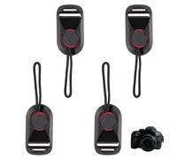 4PCS Connecteur De La Sangle De L'appareil Photo Adaptateur De Courroie D'appareil Photo Boucle À Dégagement Rapide De L'appareil Photo, Clip Sangle Appareil Photo Universel