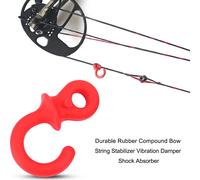 4pcs Cordon de liaison en caoutchouc durable Stabilisateur Amortisseur de vibrations (rouge)