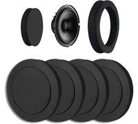 4pcs Coton Insonorisant, 19,5x14,5x2,5 Cm/7,7x5,7x1 Po Coton Insonorisant Pour Haut-Parleur De Portière De Voiture Mousse Universelle Pour Haut-Parleur De Voiture Bloqueur De Basses