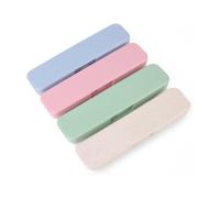 4pcs couverts portable de voyage, étui de rangement pour ustensiles de voyage, ustensiles pour camping