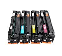4Pcs CRG-075 CRG-075H Toner Cartridge Compatible for Canon LBP646Cdw LB647Cdw MF662Cdw MF664Cdw MF665Cdw MF667Cdw Printer Toner(075H with New Chip)