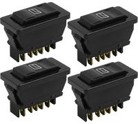 4pcs DC 12V 5 Broches électro Bouton Lève Vitre Momentané Fenêtre pour voiture