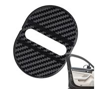 4pcs Door Lock Protector Carbon Fiber, Vehicle Door Locks Guard | Doors Locks Covers Vehicle Doors Guard,Shock Absorbing Latchs Covers, Latch Lock Trim Cover for Most Cars SUVs