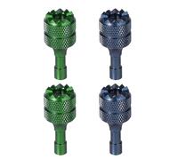 4pcs Drone Controller Sticks, Détachables Joysticks Drone Accessoires de Remplacement de Pouce de Bâton de Contrôleur Compatibles avec DJI Mini 3 Pro Drone DJI RC (Bleu, Vert)