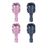 4pcs Drone Controller Sticks, Détachables Joysticks Drone Accessoires de Remplacement de Pouce de Bâton de Contrôleur Compatibles avec DJI Mini 3 Pro Drone DJI RC (Bleu, Rose)