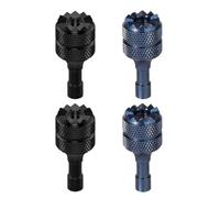 4pcs Drone Controller Sticks, Détachables Joysticks Drone Accessoires de Remplacement de Pouce de Bâton de Contrôleur Compatibles avec DJI Mini 3 Pro Drone DJI RC (Bleu, Noir)