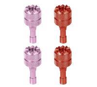 4pcs Drone Controller Sticks, Détachables Joysticks Drone Accessoires de Remplacement de Pouce de Bâton de Contrôleur Compatibles avec DJI Mini 3 Pro Drone DJI RC (Orange, Rose)