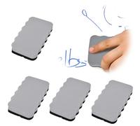 4Pcs Effaceur Tableau Blanc Gommes Magnétiques pour Tableau Blanc avec Tampon en Feutre Épais Effaçable à Sec pour Tableau Blanc pour Enfants Effaceur à Sec Coloré pour Nettoyer Ardoise Effacable