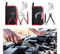 4pcs électrique déconnexion des pinces de fil de fil Festion pour les camions de voitures (rouge)