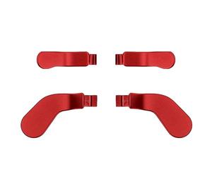 4Pcs Elite Controller Paddles for Xbox One Elite Series 2 Controller, Elite Series 2 Paddles Replacement for Xbox One Elite/Elite Series 2/Elite 2 Core Controller (Metallic Scarlet Red）