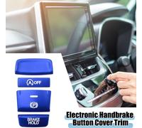 4pcs Engrenages DšŠplacement Panneau Frein Bouton Couverture pour Honda Accord 2018+ Bleu