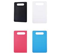 4PCS ensembles de planche à découper en plastique matériel de sécurité alimentaire avec poignée panneau codé par couleur Pad approprié à la viande légumes Fruits poignée facile à saisir
