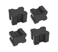 4pcs Entretoises de Ressort Hélicoïdal, Rehausseur de Ressort Hélicoïdal Avant Wist-In Blocs de Levage de Ressort de Voiture en Caoutchouc pour Élévateur de Ressort Hélicoïdal de 25 mm à 38 mm