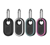 4pcs Étuis Silicone pour Samsung Galaxy SmartTag 2 2023, Porte nti-Chute Résistant aux Rayures Portable Protection Case pour SmartTag 2 Portefeuille Bagages Style B