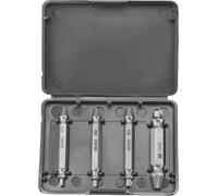 4PCS Extracteur de vis en acier rapide à double tête Outil d'extraction de vis cassées et endommagées Boulons