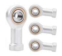 4Pcs Femelle Extrémité de Tige Roulement d'extrémité de Tige Embouts de Tige Femelle Filetage à Extrémité de Tige Performance Embout à Rotule (M10)