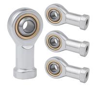 4Pcs Femelle Extrémité de Tige Roulement d'extrémité de Tige Embouts de Tige Femelle Filetage à Extrémité de Tige Performance Embout à Rotule (M8)