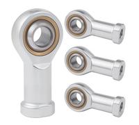 4Pcs Femelle Extrémité de Tige Roulement d'extrémité de Tige Embouts de Tige Femelle Filetage à Extrémité de Tige Performance Embout à Rotule (M12)