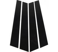4pcs fenêtre pilier Post Trim Anti -Scratch Glossy Black B Cover autocollant pour Panamera 970 2009 à 2016
