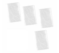 4Pcs Feuilles de Poussière de Plastique 4x5m Bache de Protection Peinture | Film de Couverture Transparent pour La Peinture et l'ameublement