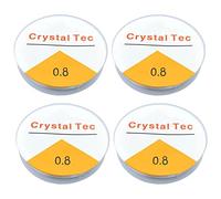 4PCS Fil Élastique pour Bracelets Transparent,0.8mm Cristal Cordes Élastique de Perlage Résistant pour Bracelet,Pearl,Fabrication de Bijoux,Artisanat,Collier