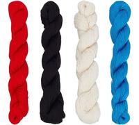 4pcs Fil Sashiko En 4 Couleurs Sashiko Skein 4 * 100 M Fil À Broder En Coton Pur Fil À Broder Japonais Sashiko Quilting & Embroidery Kit De Fournitures Pour Sashiko