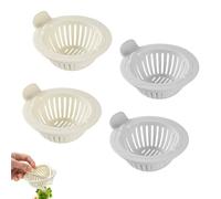 4PCS Filtre Evier Cuisine, Vidange Rapide Panier Evier Cuisine avec Design Autonettoyant, Accessoires De Cuisine Essentiels pour La Collecte des Déchets, Adaptation Universelle Aux éviers Standard