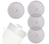 4pcs Filtres à Piston Compatibles avec Stanley 48 oz Cafetière à Piston, Acier Inoxydable Réutilisables Grille Rechange Accessoires et Pièces Détachées