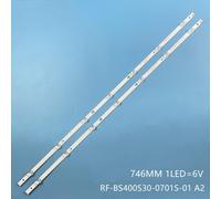 4pcs FOR 2TV Bande FLED pour RF-BS400S30-0701S-10 40 pouces A2 C400F18E1CG01 C400F18E1CG02 LGU40D5TN Dexp F40D7300C F40D7300W Saba SA40S57N ""Nipseyteko