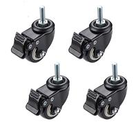 4Pcs Furniture Caster Heavy Duty 120kg 1.5 Inch 40mm 360 Rotatable Screw Swivel Castor Wheels Trolley Casters(Bundle B)