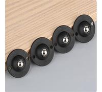 4Pcs Furniture Casters Wheels Self Heavy Duty Pulley Stainless Steel Strong Load-Bearing Universal Wheel 360° Rotation(White)
