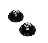 4Pcs Furniture Casters Wheels Self Heavy Duty Pulley Stainless Steel Strong Load-Bearing Universal Wheel 360° Rotation(White)