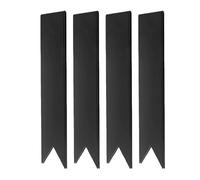 4pcs Garden Escoage enjeux - épingles renforcées, Pointes tranchantes | Système de sécurisation de diviseur de pelouse en métal, Support de Sol Anti-corosion idéal pour l'installation des limites du