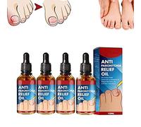 4PCS German Toenailplus Anti Paronychia Relief Oil,Anti Paronychia Oil,Paronychia Treatment for Toe,Ingrown Toenail Treatment Pain Relief