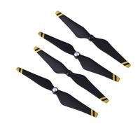 4pcs hélices hélices en Fibre de Carbone améliorée Accessoire pour quadricoptère Drone de DJI Phantom 3(Bord Jaune)