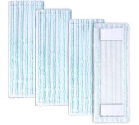 4PCS Housses de Rechange pour Balai Leifheit Profi XL Micro Duo/ Cotton Plus pour Tous Les Sols, Absorption Efficace de l'eau Forte