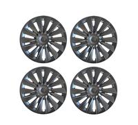 4PCS HubCap Performance Replacemen Hub Cap Full Rim Cover Wheel Caps Accessoires compatibles avec Tesla Model Y 19 Pouces Pièces de Roue 2023(Gun Grey)