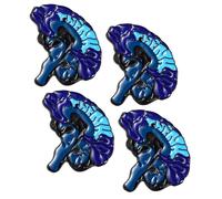 4pcs Human Brooch Cute Reel Film Lanyard Id Card Holder Scarf Magnet Accessory Brain Lapel Buttons Cartoon Pin Badge Button Pins Woman Prom Corsage Blue