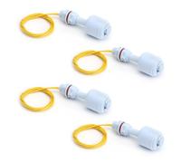 4PCS Interrupteur à Flotteur Vertical Interrupteur de Niveau à Flotteur Bleu Capteur de Niveau d'eau Switch Liquid Controller pour Hydroponie Jardinage Aquarium Réservoir de Piscine 10W 52 mm Ble