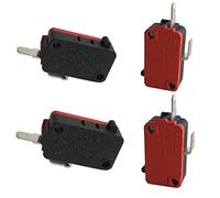 / 4Pcs Interrupteur universel de porte de four à micro-ondes pour DR52 NO (normalement ouvert) 16A 125 / 250V ZW7-15-R/NO