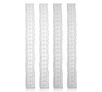 4pcs Irregular Edges Rulers, Règles de Déchirement du Papier 21,5 x 2,5 cm avec Bord Dentelé règLes Artisanales pour la Fabrication de Cartes en Gaufrage Matrices de Découpe Artisanat